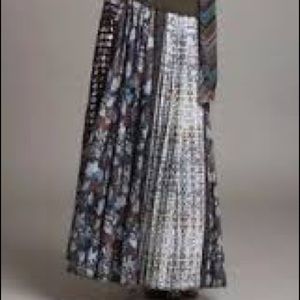 Byron Lars beauty mark maxi skirt laser cut size2